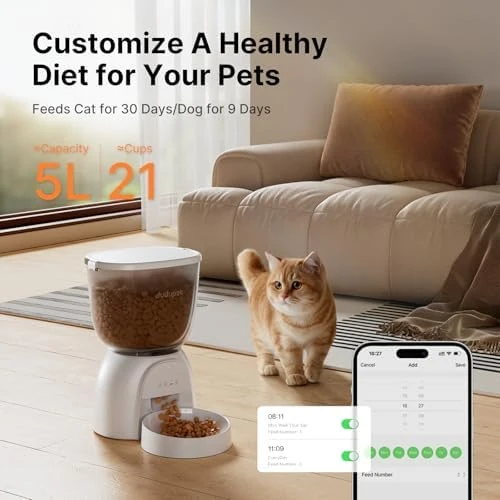 Automatic Cat Feeder — Automatic Pet Feeder, DUDUPET