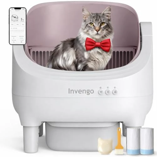 Automatic Cat Litter Box Self Cleaning with App Control — Self-Cleaning Litter Box, Invengo