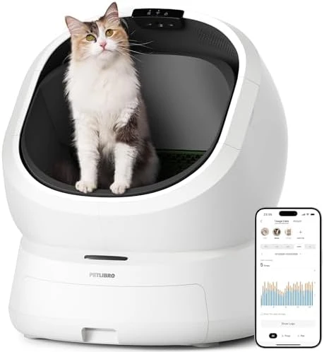 Automatic Litter Box with AI-Camera Waste Analysis — Self-Cleaning Litter Box, PETLIBRO