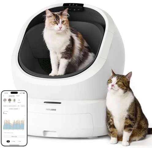 Automatic Litter Box with AI-Camera Waste Analysis — Self-Cleaning Litter Box, PETLIBRO