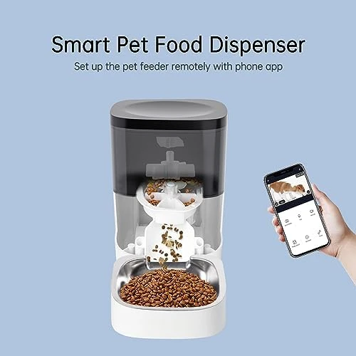 Automatic Pet Feeder with Camera and Treat Dispenser — Automatic Pet Feeder, pumpkii