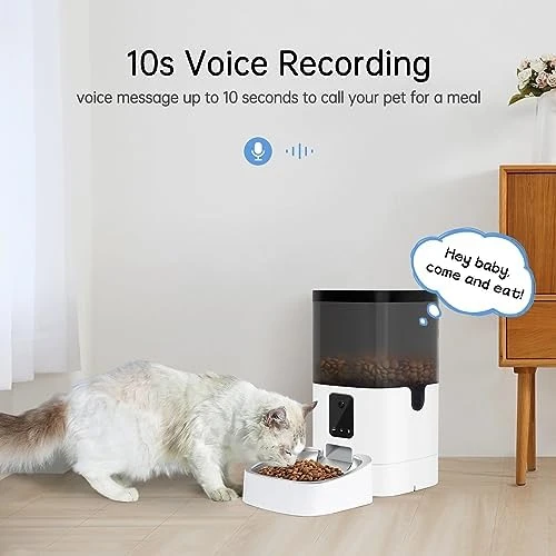 Automatic Pet Feeder with Camera and Treat Dispenser — Automatic Pet Feeder, pumpkii