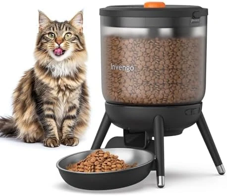 Automatic Pet Feeder with Timed Food Dispenser — Automatic Pet Feeder, Invengo