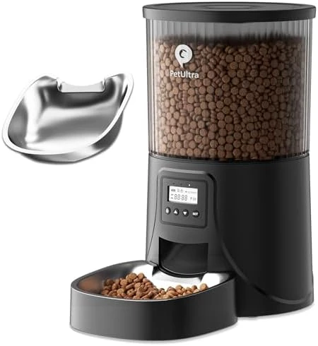 Automatic Pet Feeder with Timer and Dual Power — Automatic Pet Feeder, PETULTRA