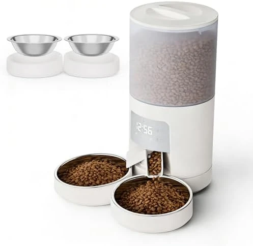 Automatic Pet Feeder with Voice Recorder and App Control — Automatic Pet Feeder, NEWBULIG
