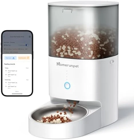 Automatic Pet Feeder with WiFi and Bluetooth App Control — Automatic Pet Feeder, HomeRunPet