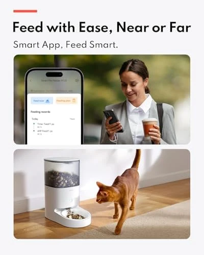 Automatic Pet Feeder with WiFi and Bluetooth App Control — Automatic Pet Feeder, HomeRunPet