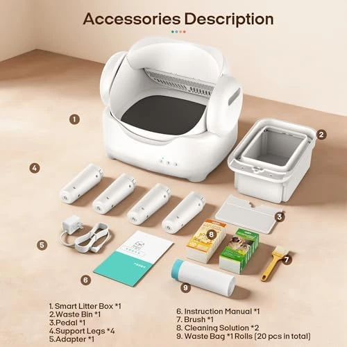 Automatic Self-Cleaning Cat Litter Box — Self-Cleaning Litter Box, RPZ