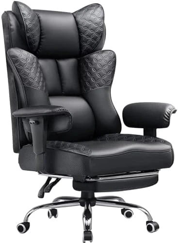 Big and Tall Office Chair with Foot Rest — Smart Chairs, GTPLAYER