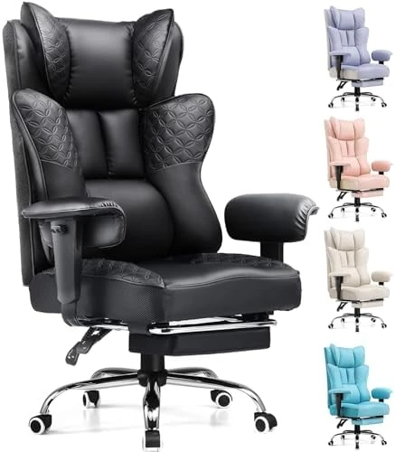 Big and Tall Office Chair with Foot Rest — Smart Chairs, GTPLAYER
