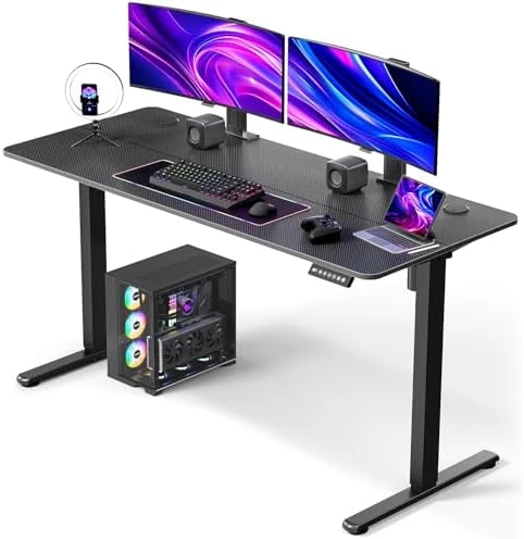 Electric Standing Desk Adjustable Height, Ergonomic Sit Stand Computer Desk — Standing Desk, VVENACE