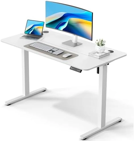 Electric Standing Desk Adjustable Height, Ergonomic Sit Stand Computer Desk — Standing Desk, VVENACE