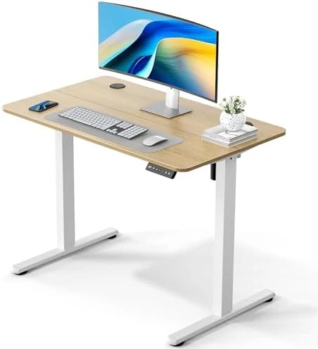 Electric Standing Desk Adjustable Height, Ergonomic Sit Stand Computer Desk — Standing Desk, VVENACE