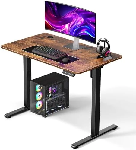 Electric Standing Desk Adjustable Height, Ergonomic Sit Stand Computer Desk — Standing Desk, VVENACE