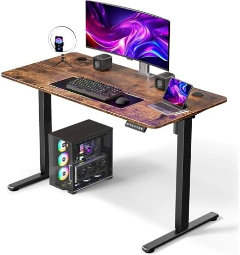Electric Standing Desk Adjustable Height, Ergonomic Sit Stand Computer Desk — Standing Desk, VVENACE