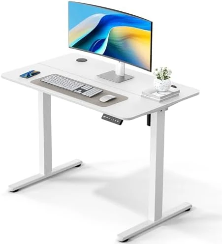 Electric Standing Desk Adjustable Height, Ergonomic Sit Stand Computer Desk — Standing Desk, VVENACE