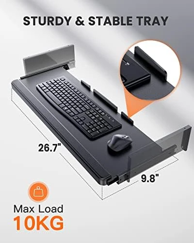 Electric Standing Desk with Keyboard Tray — Standing Desk, ErGear