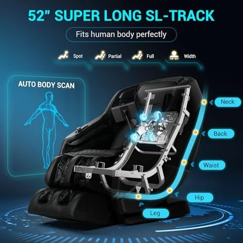 Full Body Massage Chair with Heat and Zero Gravity — Massage Chairs, MYNTA