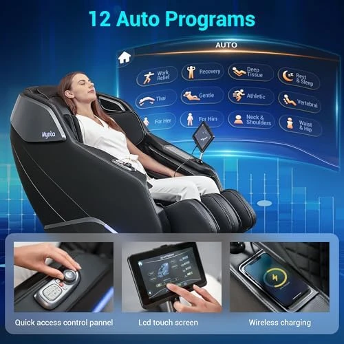 Full Body Massage Chair with Heat and Zero Gravity — Massage Chairs, MYNTA