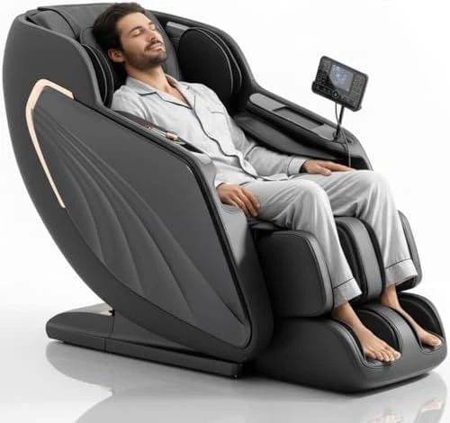 Full Body Zero Gravity Shiatsu Massage Recliner Chair with Heat, AI Voice Control, and Smart Screen — Massage Chairs, Msutree