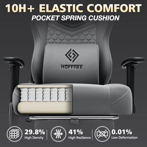 Gaming Chair with Speakers and Massage — Smart Chairs, HOFFREE