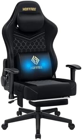 Gaming Chair with Speakers and Massage — Smart Chairs, HOFFREE