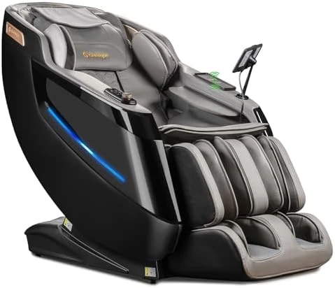 Massage Chair Full Body Ultra Long SL-Track Zero Gravity Recliner with Foot Roller, Airbags, Heating, AI Voice, Yoga... — Massage Chairs, Gethope