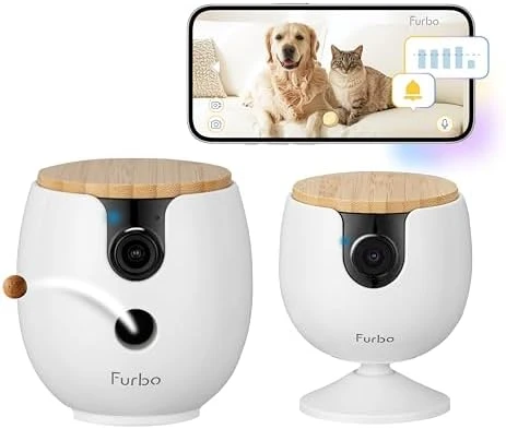Mini 360° Camera + Mini Cam 2-Camera Bundle — Security Camera, Furbo