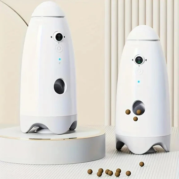 Pet Camera Treat Dispenser — Automatic Pet Feeder, Pet Royal Guard
