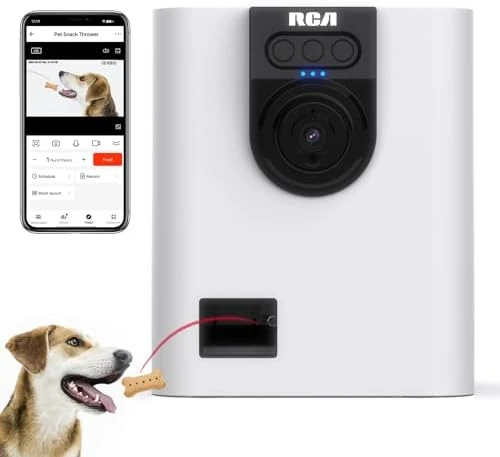 Smart Camera Treat Dispenser — Automatic Pet Feeder, RCA