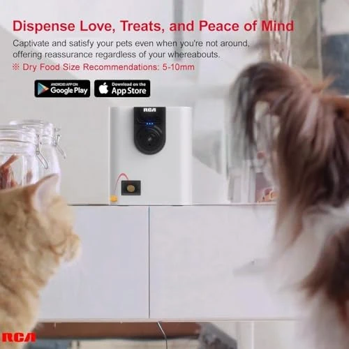 Smart Camera Treat Dispenser — Automatic Pet Feeder, RCA