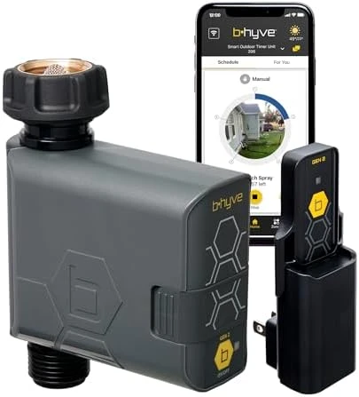 Smart Hose Watering Timer with Wi-Fi Hub — Irrigation System, Orbit