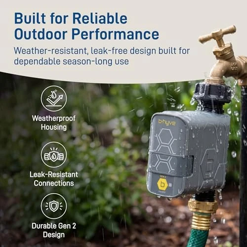 Smart Hose Watering Timer with Wi-Fi Hub — Irrigation System, Orbit