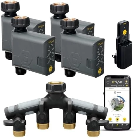 Smart Hose Watering Timer with Wi-Fi Hub — Irrigation System, Orbit