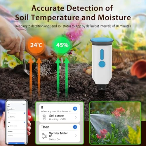 Smart Soil Moisture Meter — Soil Moisture Sensor, Eujgoov