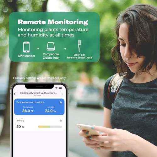 Smart Soil Moisture Sensor 3-Pack — Soil Moisture Sensor, THIRDREALITY
