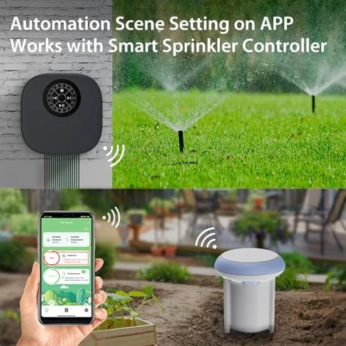 Smart Soil Temperature Humidity Sensor Plant Monitor — Soil Moisture Sensor, Walfront