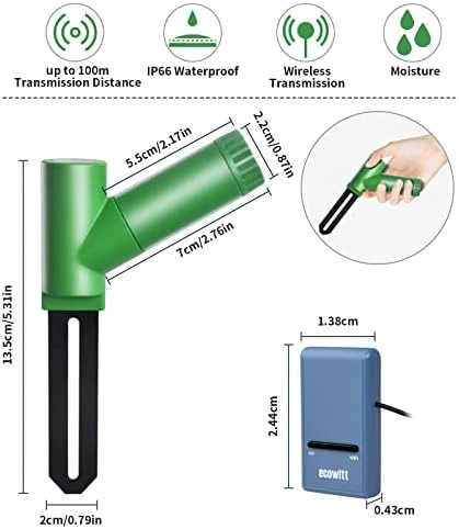 Soil Moisture Meter Kit — Soil Moisture Sensor, ECOWITT