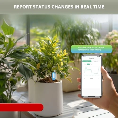 Soil Temperature and Humidity Sensor with Auto Watering — Soil Moisture Sensor, Generic