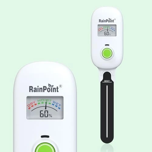 Visual Gauge Digital Smart Wireless Plant Moisture Meter Kit — Soil Moisture Sensor, RainPoint