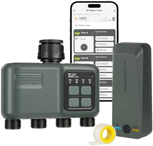 Water Timer for Garden Hose — Irrigation System, WILAWELS