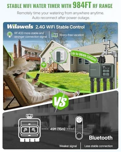 Water Timer for Garden Hose — Irrigation System, WILAWELS