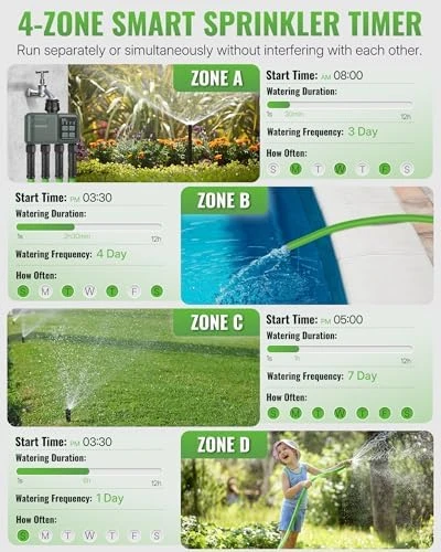 Water Timer for Garden Hose — Irrigation System, WILAWELS