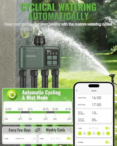 Water Timer for Garden Hose — Irrigation System, WILAWELS