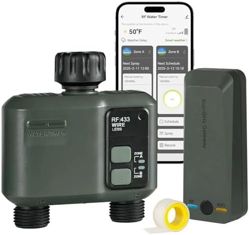 Water Timer for Garden Hose — Irrigation System, WILAWELS