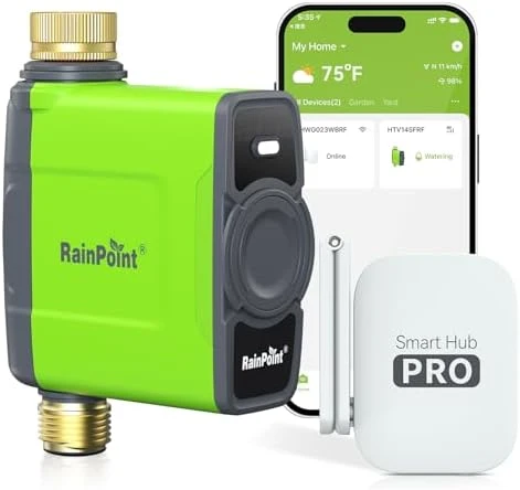 WiFi Water Timer for Garden Hose — Irrigation System, RainPoint