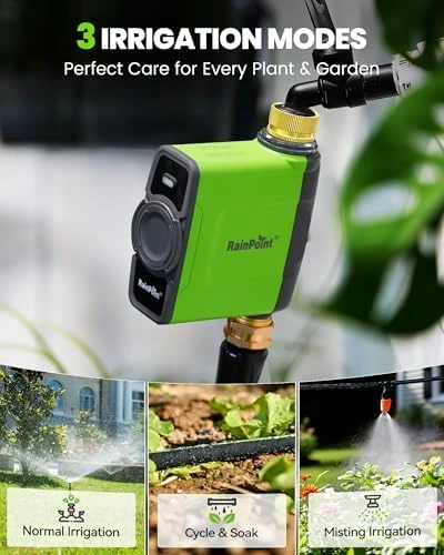 WiFi Water Timer for Garden Hose — Irrigation System, RainPoint
