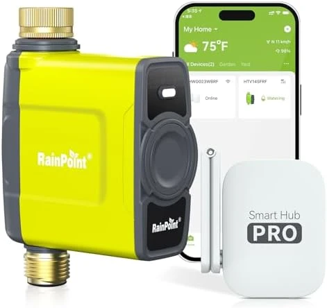 WiFi Water Timer for Garden Hose — Irrigation System, RainPoint