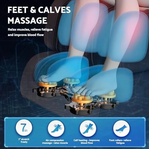 Zero Gravity Full Body Massage Chair with Shiatsu Recliner — Massage Chairs, Mazzup