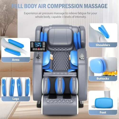Zero Gravity Full Body Massage Recliner — Massage Chairs, AOVOJRM